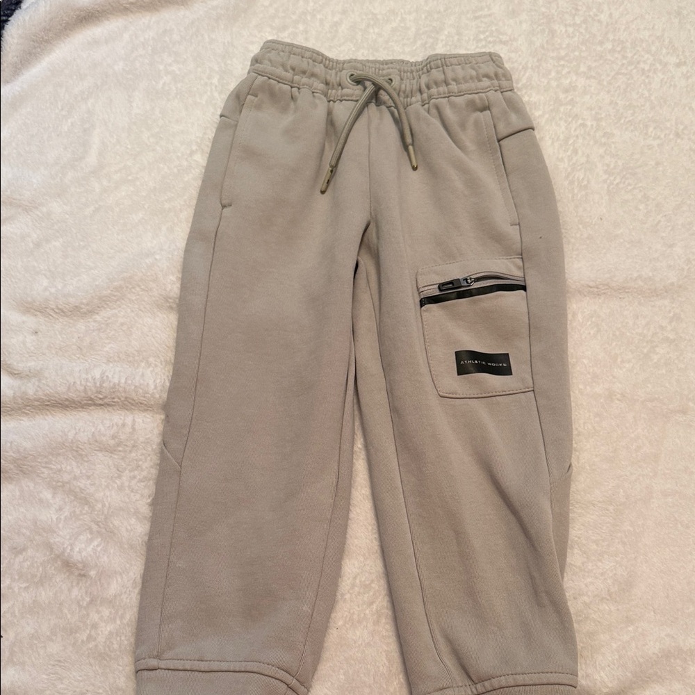 Athletic Works Kids Joggers with Pocket - Gray